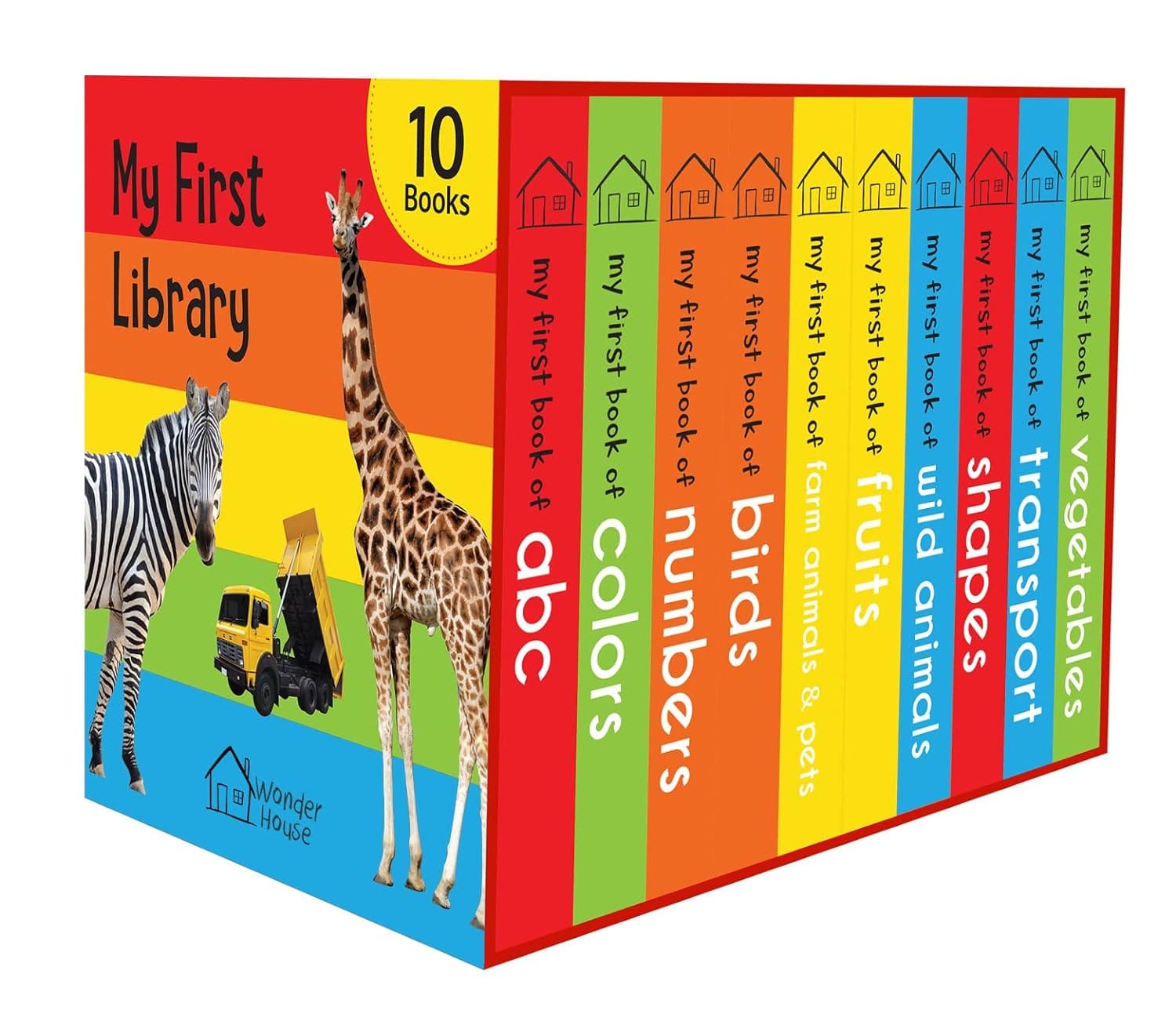 My First Library 10 Board Books for Kids By Wonder House Books